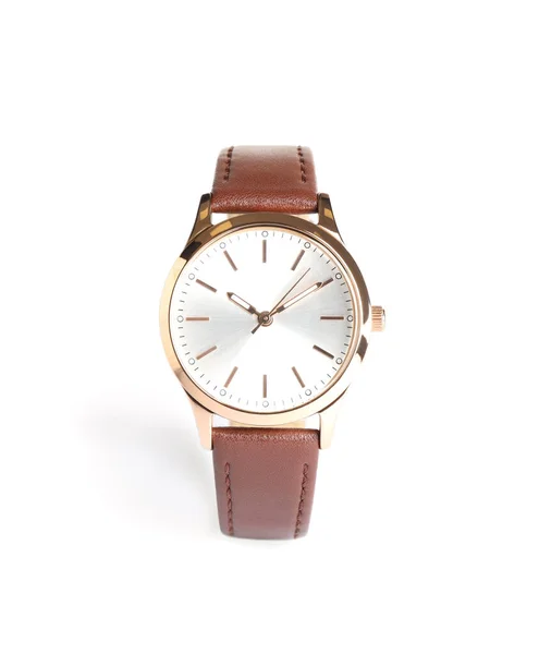 Reloj Pulsera Lujo Aislado Blanco Accesorio Moda — Foto de Stock