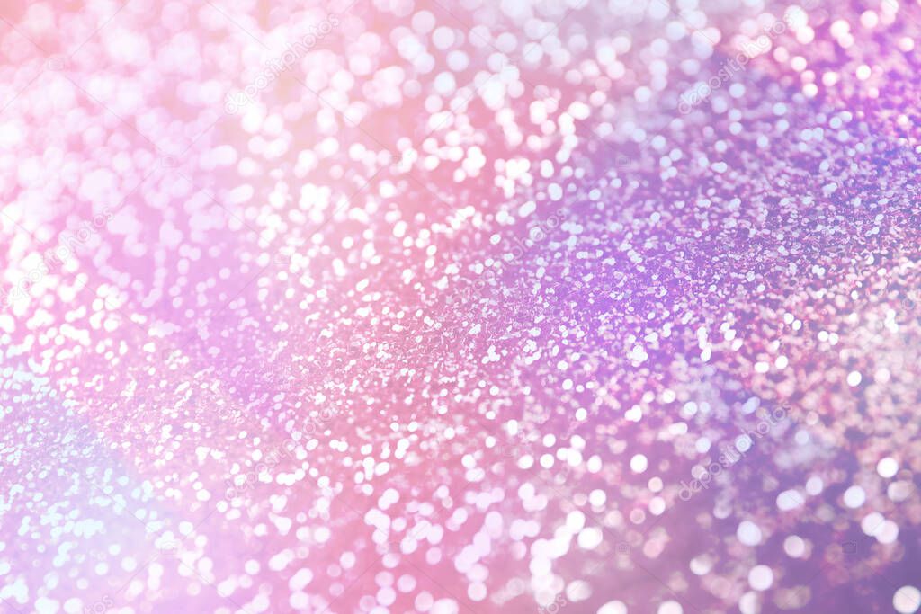 Beautiful sparkling background toned in unicorn colors