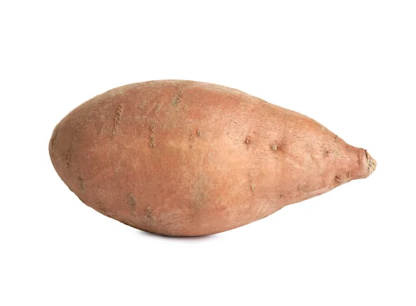 Whole Ripe Sweet Potato Isolated White — Stock Photo, Image