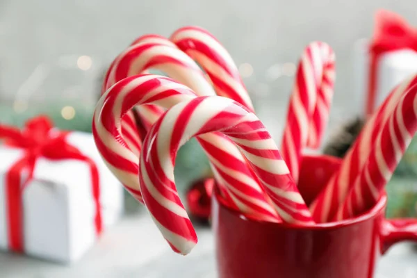 사탕이 클로즈업 전통적 크리스마스 — 스톡 사진
