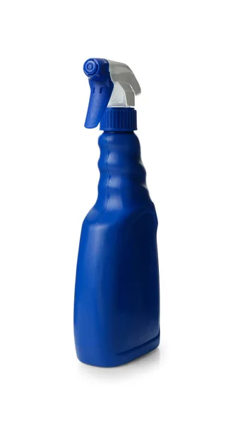 Blue Spray Bottle Cleaning Product Isolated White — Stock Photo, Image