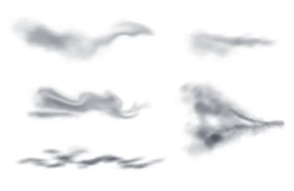 Пориви Вітру Білому Тлі Ілюстрація Погодні Умови — стокове фото