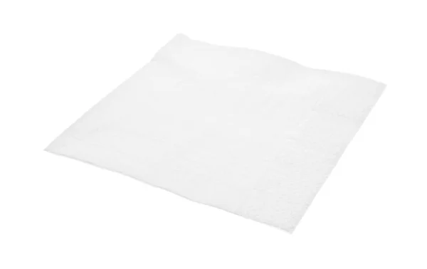 Чистые Бумажные Ткани Белом Фоне Личная Гигиена — стоковое фото