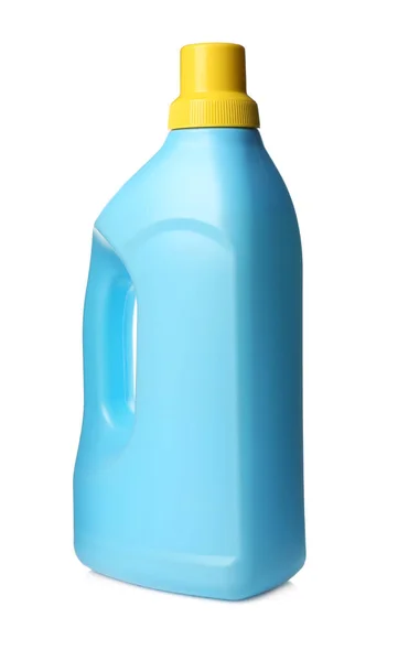 Botol Biru Muda Produk Pembersih Diisolasi Pada Putih — Stok Foto
