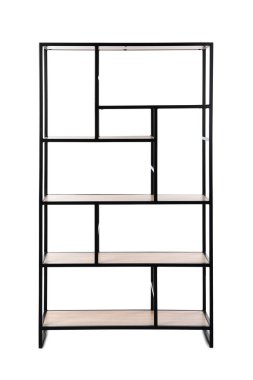 Boş raf ünitesini beyazda izole et