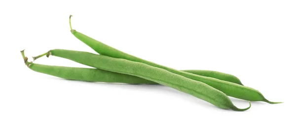 白を基調としたおいしい新鮮な緑の豆 — ストック写真