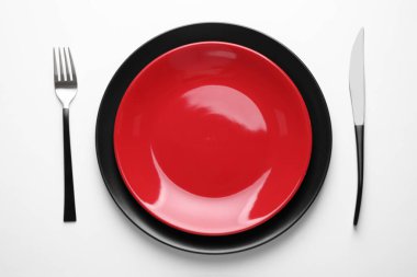 Beyaz arkaplan ve üst görünümde stil tablosu