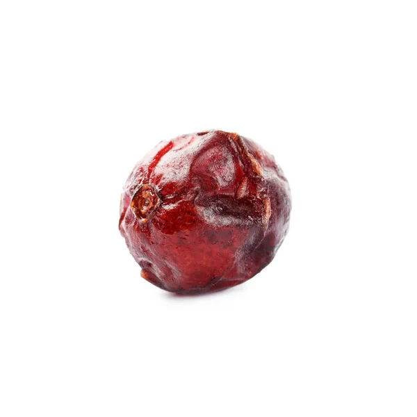 Cranberry Kering Terisolasi Atas Putih Camilan Sehat — Stok Foto