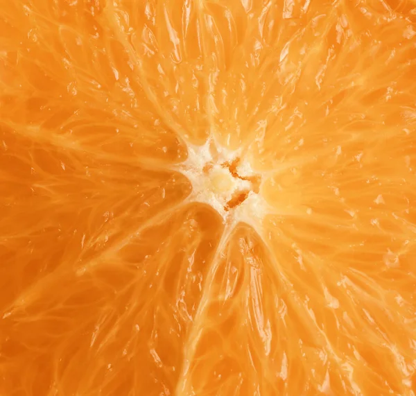 Savoureux Frais Coupé Orange Comme Fond Gros Plan — Photo