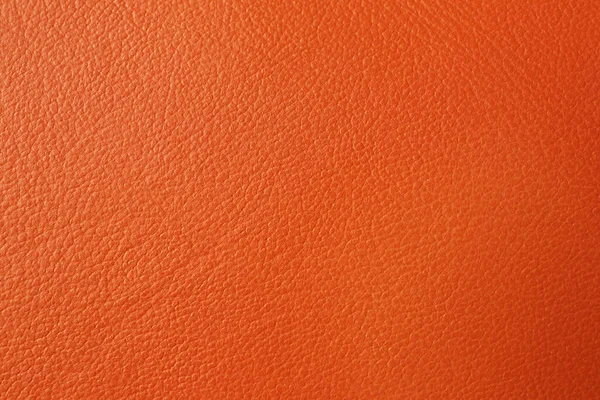 Texture Orange Leather Background Closeup Stock Picture
