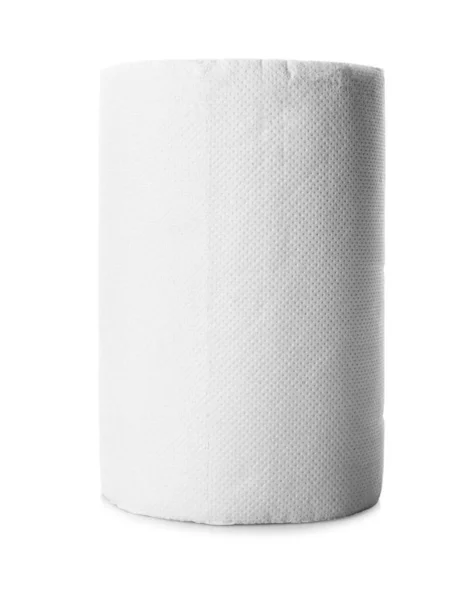 Roll Paper Tissues Isolated White — Stock Photo, Image