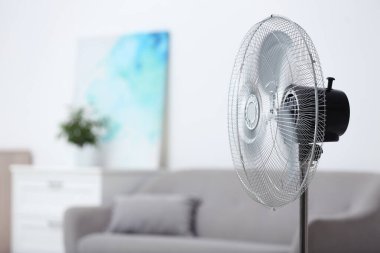 Modern elektrikli vantilatör. Metin için boşluk
