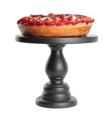 Beyaz erikli lezzetli pasta.