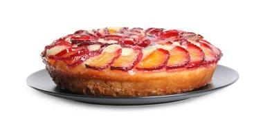 Beyaz erikli lezzetli pasta.