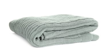 Beyaz arka planda gri ekose örülmüş şık