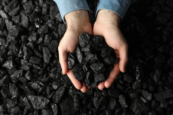석탄을 위에서 바라본 — 스톡 사진