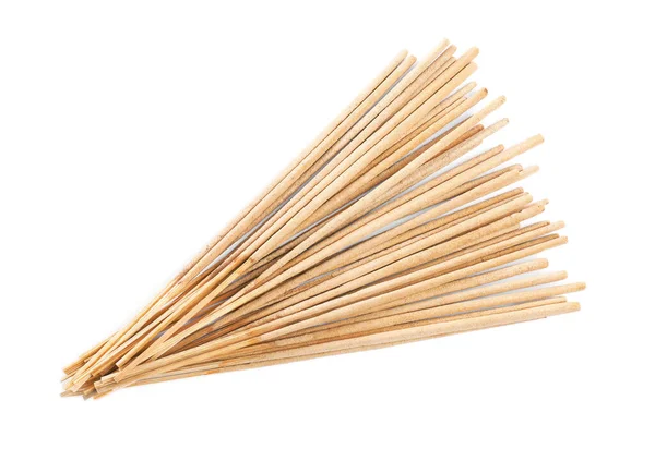 Many Aromatic Incense Sticks White Background — Stock Photo, Image