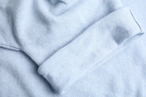 Maglione Caldo Cashmere Come Sfondo Vista Dall Alto — Foto Stock