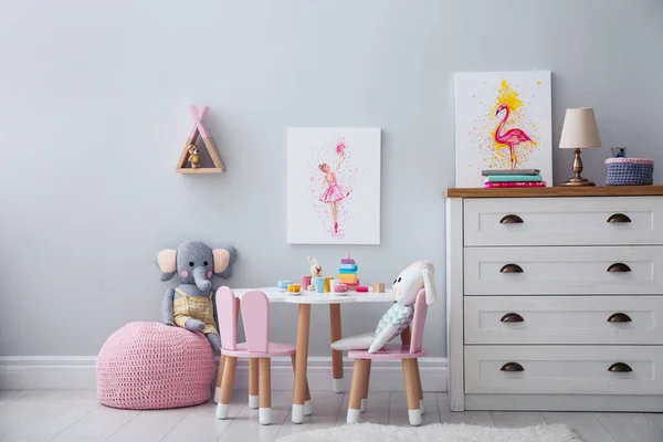 Children Room Modern Furniture Pictures Interior Design Stock Picture