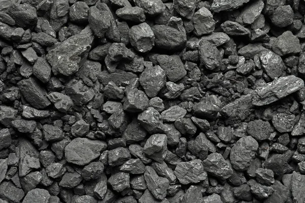 煤的背景 顶视图 — 图库照片