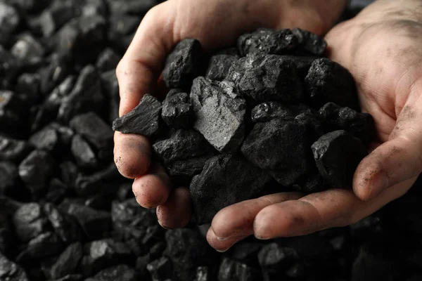 장작더미 석탄을 밀봉하는 — 스톡 사진