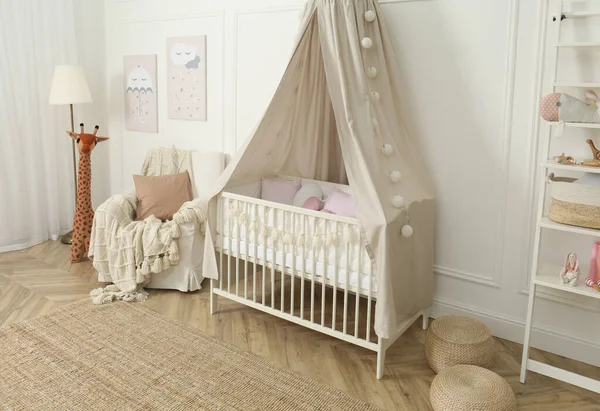Baby Room Interior Toys Stylish Furniture — Stock Photo, Image