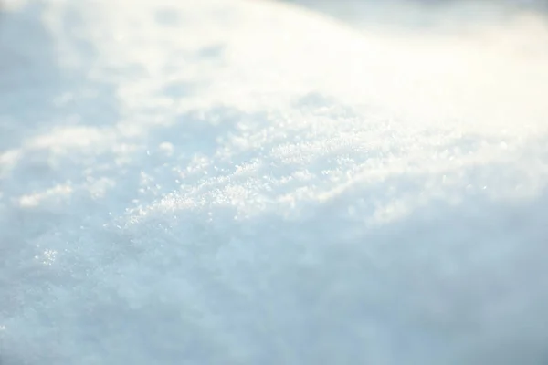 Prachtige Sneeuw Zonnige Dag Winter — Stockfoto