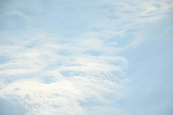 Schöner Schnee Sonnigen Wintertagen — Stockfoto