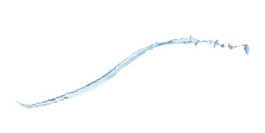 Açık arkaplanda berrak su damlası