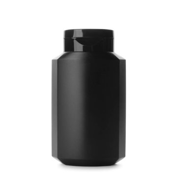 Beyaza izole edilmiş bir şişe kişisel hijyen ürünü.