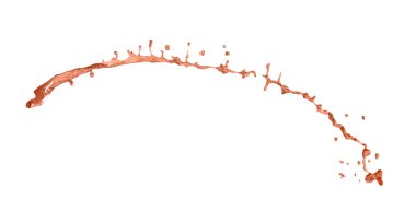 Hafif arkaplanda taze meyve suyu damlası