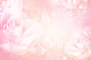 Arka plan olarak narin çiçekler. Çiçek kart tasarımı