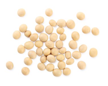 Soya fasulyesi beyaz, üst manzara