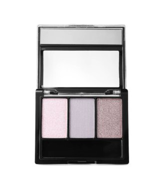 Göz farı paleti beyazda izole edilmiş. Makyaj ürünü