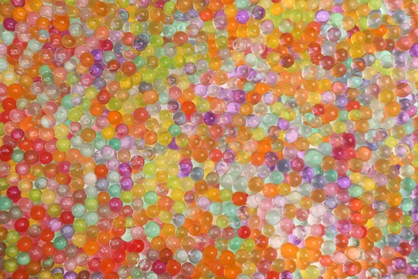 Arkaplan Olarak Farklı Renk Vazo Dolgularının Yakın Görünümü Boncukları — Stok fotoğraf