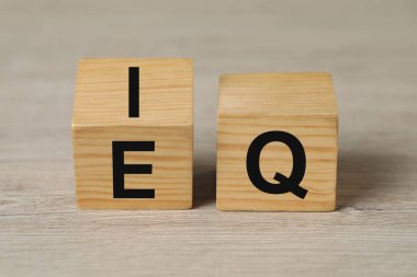 Tahta küplerde E, I ve Q harfleri var.