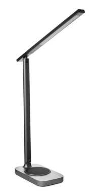 Stylish contemporary night lamp isolated on white