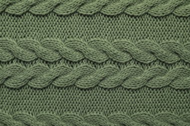 Arka plan olarak koyu yün kumaş örülmüş, üst görünüm