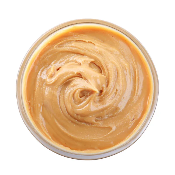 Jar and Knife with Creamy Peanut Butter Stock Image - Image of glass,  object: 115100781