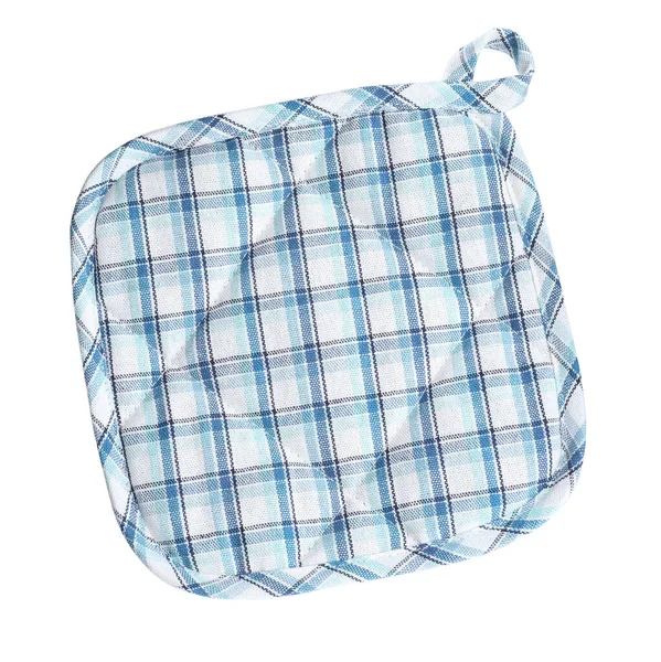 Oven Potholder Hot Dishes White Background Top View — Stock Photo, Image