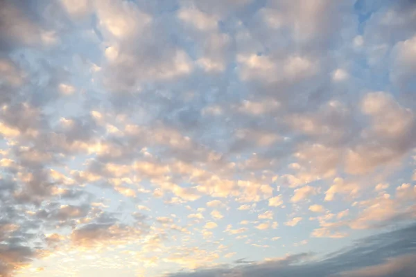 Bela Vista Céu Azul Com Nuvens — Fotografia de Stock