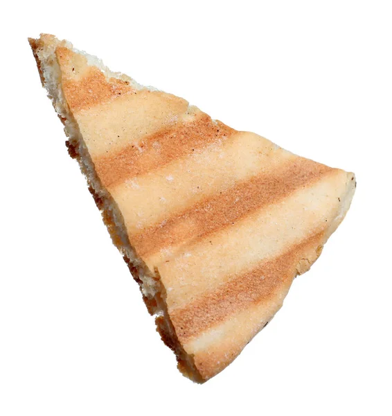 Köstliche Knusprige Pita Chips Isoliert Auf Weiß — Stockfoto