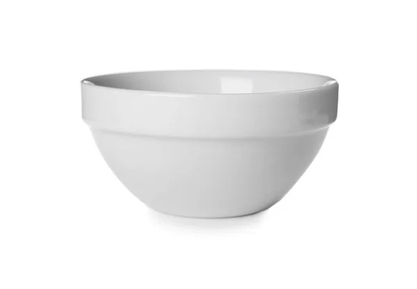 干净的空陶瓷碗 白色隔热 — 图库照片