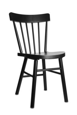 Beyaz arka planda şık bir sandalye. İç öge