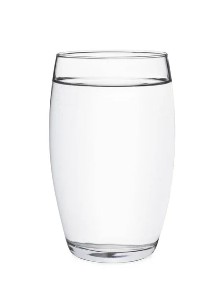 Glas Süßwasser Isoliert Auf Weiß — Stockfoto