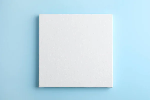 Blank Canvas Light Blue Background Space Text — Stock Photo, Image