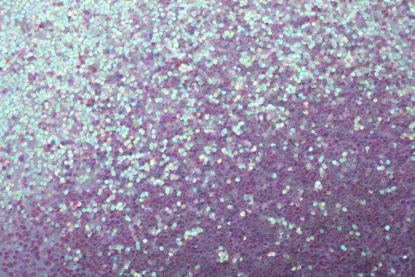 Piękny Błyszczący Brokat Liliowy Jako Tło Zbliżenie — Zdjęcie stockowe