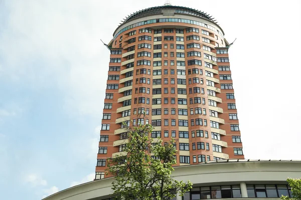 Hermosa Vista Del Edificio Moderno Ciudad Arquitectura Urbana — Foto de Stock