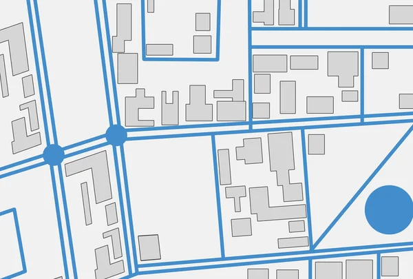 Território Marcado Mapa Cadastral Vista Superior Ilustração — Fotografia de Stock