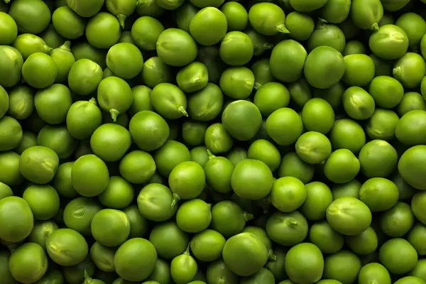 Verse Rauwe Groene Erwten Als Achtergrond Bovenaanzicht — Stockfoto